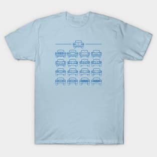 Valiants Through the Years - Mopar Blue T-Shirt